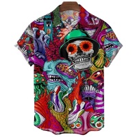 Chemise hawaïenne crane mexicain