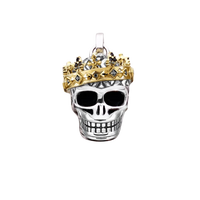Pendentif tete de mort roi