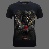 T-shirt Tête de mort Gangster