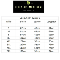 T-shirt tête de mort radio manches longues Femme - T-shirt