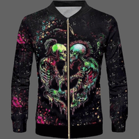 Blouson Tête de mort Punk - blouson