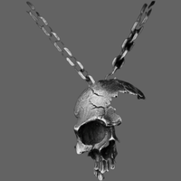 Collier crane cassé - Collier