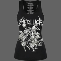 Débardeur Metallica tête de mort - BAE047 / S - Débardeur
