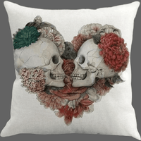 Housse de Coussin 45x45cm tête de mort - Coussin