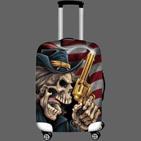 Housse de Valise Tête de mort Sherif - L - Housse Valise