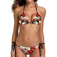 Maillot de bain femme Bikini tête de mort - 3 / L - Maillot