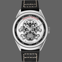 Montre tête de mort de luxe Pagani design - montre