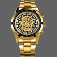 Montre tête de mort homme - montre