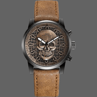Montre tete de mort luxe originale - montre