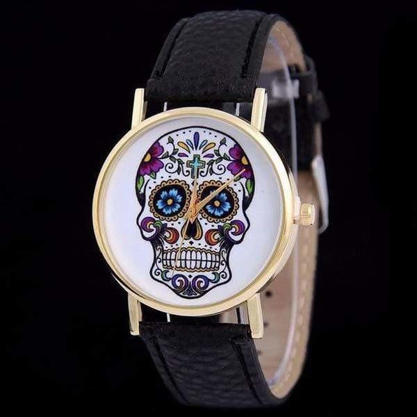 Montre T te de mort mexicaine pour homme