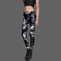 Leggings tête de mort Mexicaine - 3941 / S - legging