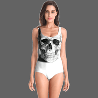 Maillot de bain une pièce femme Tête de mort - XL - Maillot