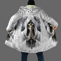 Manteau à capuche La Faucheuse en prière