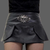Jupe Short Tête de mort - Noir / S - robe