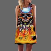 Robe tête de mort Terminator - robe