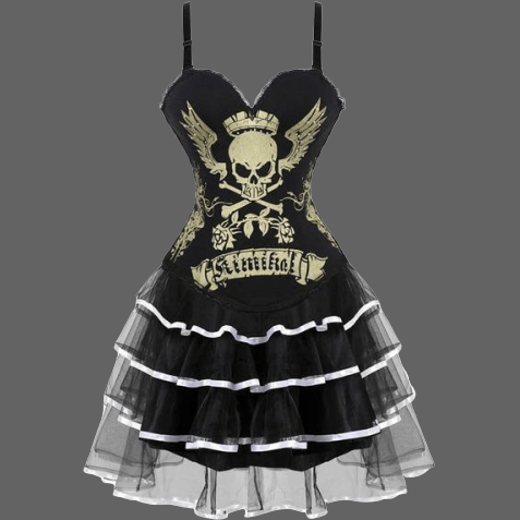 Robe vintage tete de mort on sale