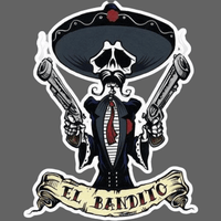Sticker El bandito 10x12.7cm - Sticker