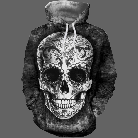 Sweat tete de mort mexicaine femme sale