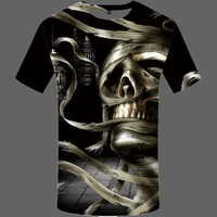 T-shirt Tête de mort momie - XS