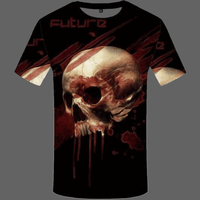 T-shirt Tête de mort sans machoire - S - T-shirt