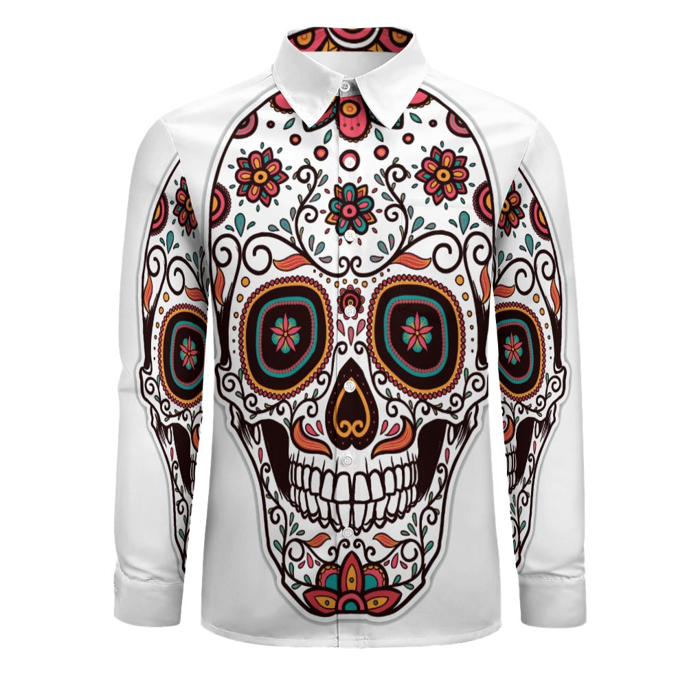 tunique tete de mort mexicaine