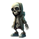 Figurine de Squelette en résine stylé