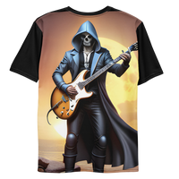 T-Shirt homme Faucheuse Guitariste Exclusif