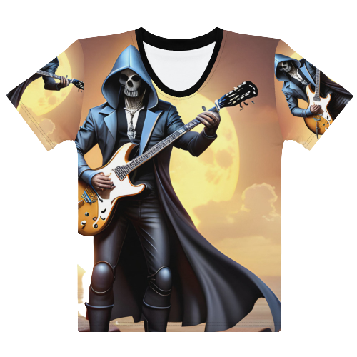 T-shirt pour Femme La faucheuse guitariste