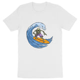 T-shirt Tete de mort Surfeur homme - face_blanc