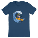T-shirt Tete de mort Surfeur homme - face_bleu