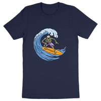 T-shirt Tete de mort Surfeur homme - face_marine