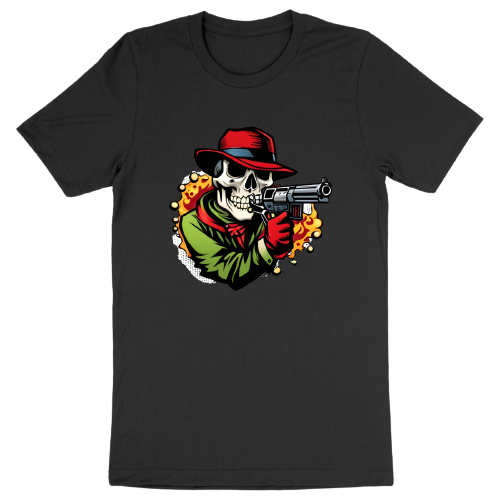 T-shirt skull armée