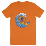 T-shirt Tete de mort Surfeur homme - face_orange