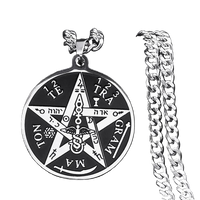 Collier Amulette Mystique en Acier