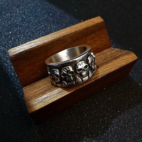 Bague Crânes Énigmatiques