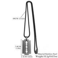Collier Lame de rasoir Gothique
