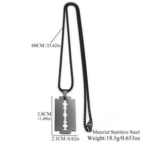 Collier Lame de rasoir Gothique