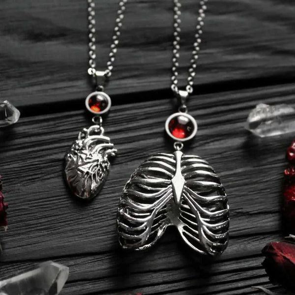 Collier Poumon Squelettique