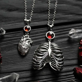 Collier Poumon Squelettique