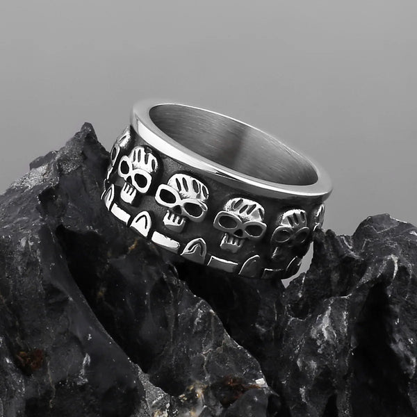Bague Crânes Énigmatiques