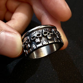 Bague Crânes Énigmatiques