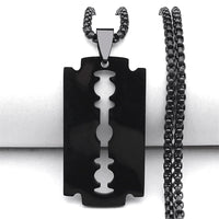 Collier Lame de rasoir Gothique