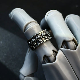 Bague Crânes Énigmatiques