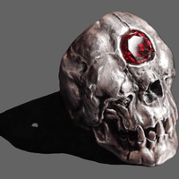 Bague Tête de mort cyclope