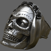 Bague Santa Muerte