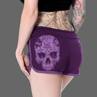 Short tête de mort - Violet / S - Short