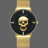 Montre skull classe - Tout or - montre