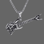 Pendentif guitare Hard Rock - Necklace - Pendentif