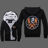 Sweat à capuche Tête de mort SOA - S - Sweat