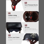 Casque moto vintage Born to ride - Casque